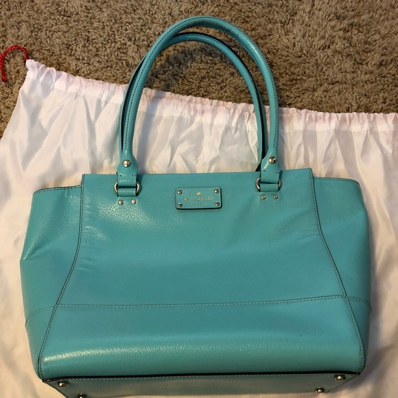 Blue Kate Spade Bag - Picture 1 of 5